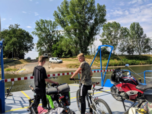 Die Georg-Gruppe auf Fahrradtour
