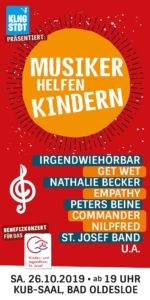 Musiker helfen Kindern - Benefizabend am 26.10.2019