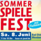 Sommer-Spiele-Fest mit Flohmarkt am 8. Juni