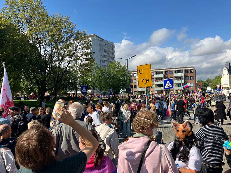 Beteiligung am ersten CSD in Bad Oldesloe